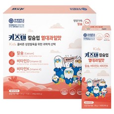 KIDSTEN 兒童鈣質UP果凍 熱帶水果口味 30入, 1個, 600g