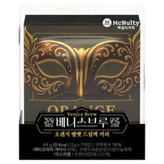 McNulty Coffee Venice Brew 特調風味濾掛式咖啡 柔和柳橙, 1個, 7入, 12g