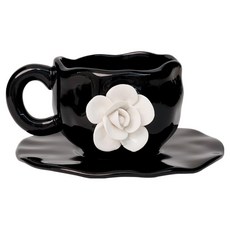 inbloom 山茶花茶杯組, 黑色, 1套