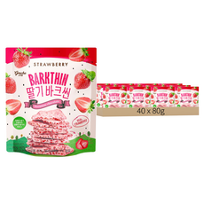 韓國三光 草莓板狀可可片, 80g, 40個