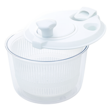 KitchenCraft 蔬菜脫水器, 透明色 + 白色, 1個