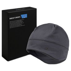 BAEGOT 男士登山戶外冬季毛帽, 灰色