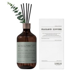 루엘디 프리미엄 대용량 디퓨저 + 데코 스틱 세트, 제주 치유의 숲, 500ml, 1개