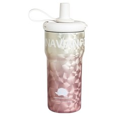 ScandinavianForest 刺蝟藝術隨行杯 SC-0600, 1個, 600ml, 粉彩粉紅