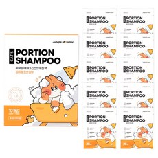 정글몬스터 고양이 소용량 파우치 포션 샴푸 10p, 1개, 200ml