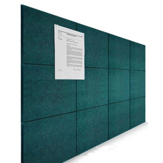 Delirium 隔音多種顏色玄關門隔音吸音材 300 x 300 x 9 mm, 深綠色, 12個