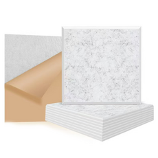 델리리움 접착식 가정 스튜디오 소음 차단 현관문 방음 흡음재 300 x 300 x 9 mm, 실버그레이, 12개