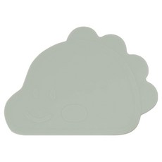 MODU'I 幼兒用 Modu Dino 矽膠吸附餐盤組, 綠色百合, 1套