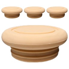 미르코리아 헥사 팬트리 58T캡 밀폐 유리병 교체용 실리콘뚜껑 58mm, 옐로우, 4개