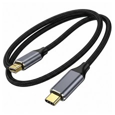 YTEK 4K 60Hz 미니 디피 mDP 모니터 USB-C to Mini DP 변환 케이블 YT-CMDP18, 1개, 1.8m