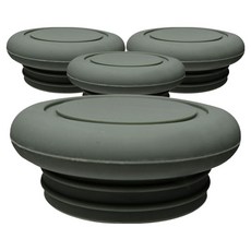 미르코리아 헥사 팬트리 58T캡 밀폐 유리병 교체용 실리콘뚜껑 58mm, 딥그린, 4개