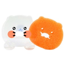 KAKAO FRIENDS 春植菜瓜布 + 菜瓜布架組合, 隨機出貨(菜瓜布), CUTE(架), 1套