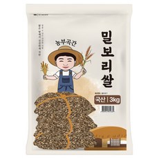 농부곡간 국내산 밀보리쌀, 3kg, 1개