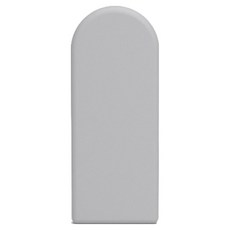 Dapaco 嬰幼兒用無痕PVC防撞壁貼, 淺灰色, 1個