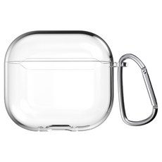 굿밸류 클린핏 변색방지 에어팟 프로3 TPU 케이스, 투명, 1개