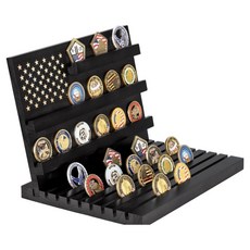 Soulrich 高品質多功能原木獎牌架 黑色, 1個