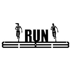 Soulrich 各運動項目獎牌展示架 RUN 40 x 13cm, 單一顏色, 1個