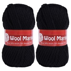 Wool Marine 編織線, 701 黑色