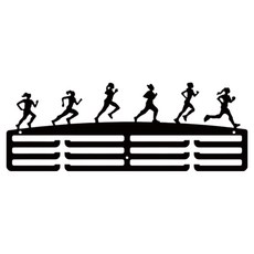 Soulrich 各運動項目獎牌展示架 跑步 女性 40 x 13cm, 單一顏色, 1個