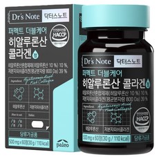닥터스노트 퍼펙트 더블케어 히알루론산 콜라겐 30g, 60정, 1개