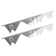 Ants 不鏽鋼可伸縮水槽縫隙擋板 銀色, 2個