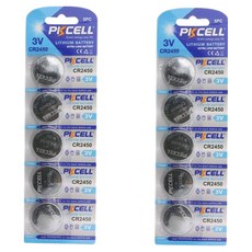 피케이셀 CR2450 3V 동전 건전지 DP034 5p, 1개, 2개입