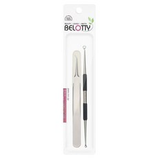 BELOTTY 皮脂擠壓器2件組, 1套, 銀色