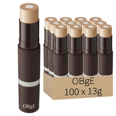 OBgE 自然遮瑕粉底棒 13g, 3號柔沙色, 100個