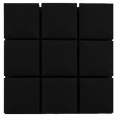 Anuro 海綿隔音材 一般型, 黑色, 1個