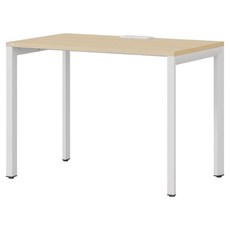 일룸 멘디 책상 1000폭 방문설치, 내추럴 오크