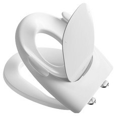 DURI 附把手靜音兒童馬桶蓋 4.0, 白色