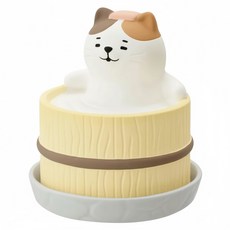DECOLE 貓咪泡湯造型加濕器, 混和顏色, 單一商品