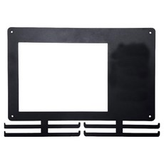 Soulrich 馬拉松號碼布及獎牌展示架 類型4 + 含PVC塑膠片10p安裝材料 35 x 25 cm, 單一顏色, 1個