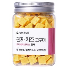 페페로니 강아지 진짜 치즈 고구마 프리바이오틱스 간식, 혼합맛(치즈/고구마), 180g, 1개 혼합맛(치즈/고구마), 180g, 1개