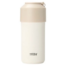 TYESO 泰碩 飲料瓶專用保冷瓶 900~1000ml, 米色, 1個