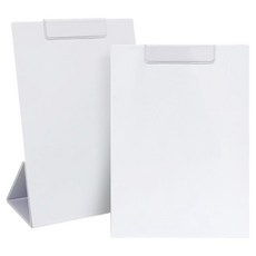 Magpia 白板式 Easy Up 站立磁性板夾 A4, 白色, 2個