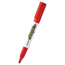 모나미 네임펜 M 2mm, 레드, 1개