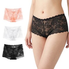 투이스타 메시 레이스 풀커버 팬티 3종 세트