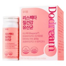 韓國 dodream Respecta 陰道健康活性益生菌 10.5g, 1個, 30冊