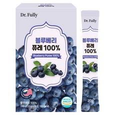 Dr.Fully 100%藍莓果泥 14入, 1個, 280g
