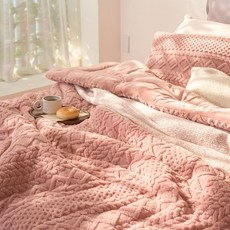 THEPLEO 超細纖維舒適針織棉被組