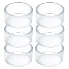 스페이스쉴드 닌텐도 스위치 2 프로 컨트롤러 호환 게이밍 아날로그 스틱 실리콘 갈림방지 링, 투명, 6개