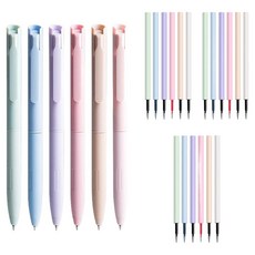 咔巴熊 Kokuri 凝膠螢光中性筆替芯組 5W0850, 莫蘭迪色系, 1套
