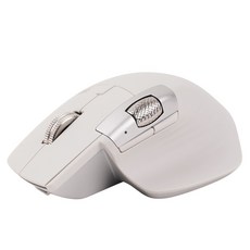 지클릭커 오피스프로 휠마스터 무한 스크롤 블루투스 무소음 버티컬 무선 마우스, 화이트, OP12