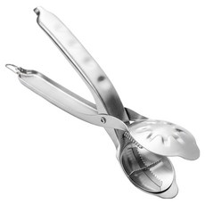 Kivno 不鏽鋼栗子劃口剪刀 核桃夾, 銀色, 1個