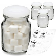 mir Hexa Pantry 矽膠密封調味罐 150ml x 4入 + 香草圓形半透明蓋 4入 + 8種調味標籤組, 1套, 調味罐 150ml(4入) + 香草圓形蓋(4入) + 8種調味標籤