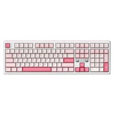 프리플로우 기계식 유무선 키보드, 딸기라떼, archon AK68 DaulDial, 저소음 디딤돌축