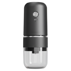 Couselect 高效電動咖啡豆研磨器 義式手沖兩用磨粉機 TYPE-C充電 小型家用磨豆機 黑色, YMQ-1