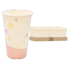 ONEFU 萬福 冷熱共用杯 480ml 90口徑, 20組, 50個