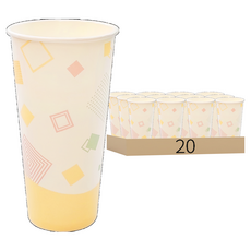 ONEFU 萬福 冷熱共用杯 660ml 90口徑, 20組, 50個